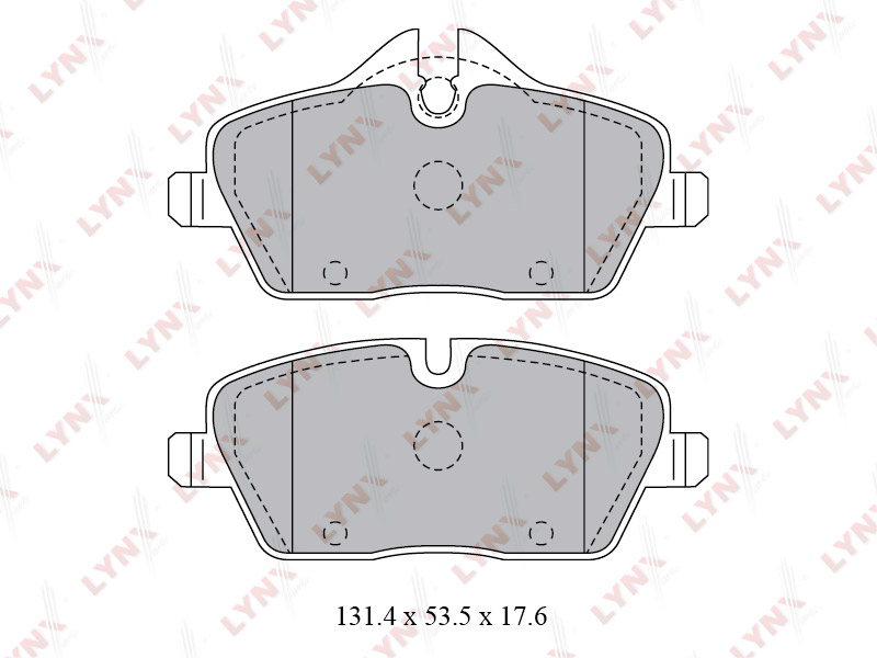 Колодки тормозные передние к-кт для Mini Clubman R55 2007-2014 - Фото №1
