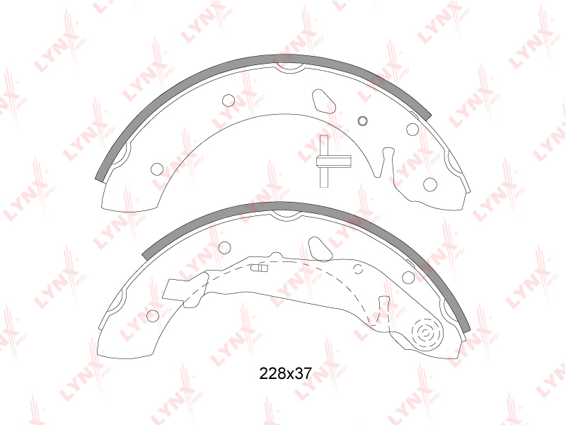 Колодки барабанные к-кт для Toyota Avensis I 1997-2003 - Фото №1