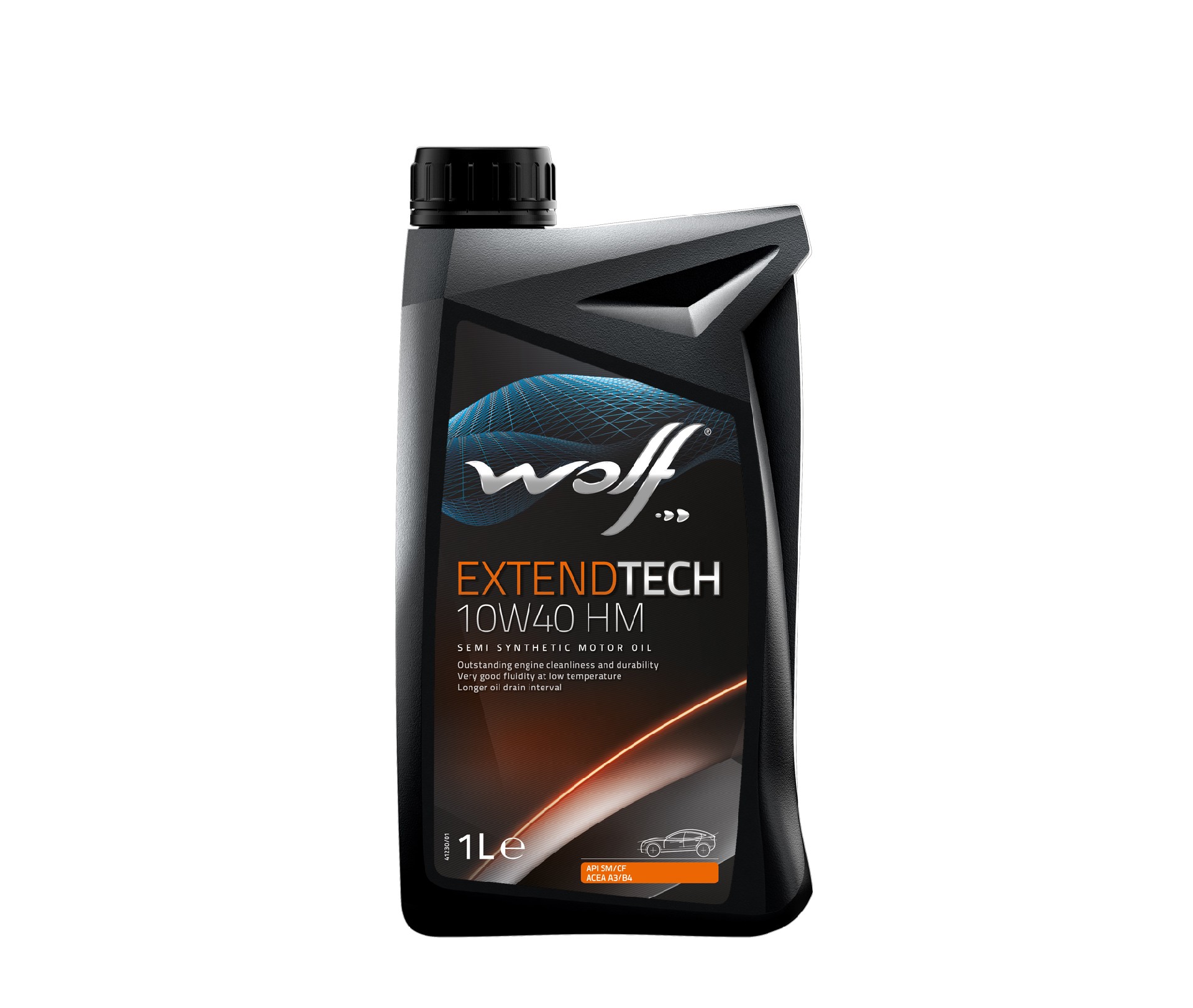 Масло моторное WOLF EXTENDTECH 10W40 HM 1L ПОЛУСИНТЕТИКА - Фото №1