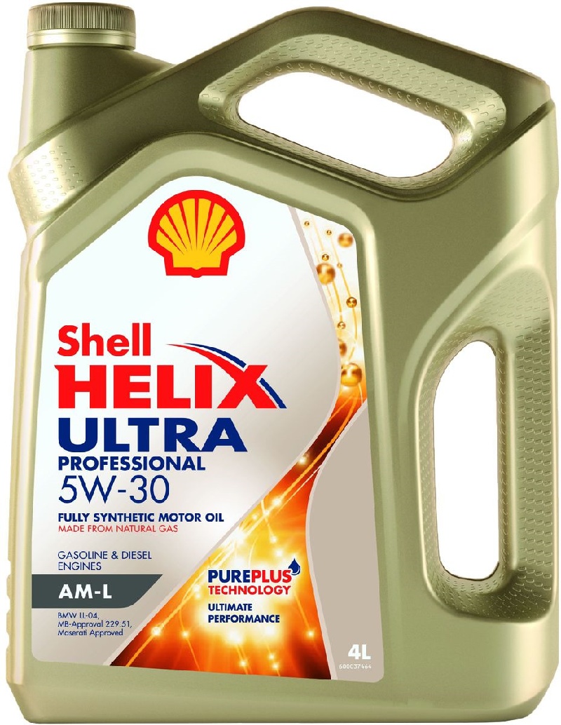 Масло моторное HELIX ULTRA PROFESSIONAL AM-L 5W30 4L СИНТЕТИКА - Фото №1