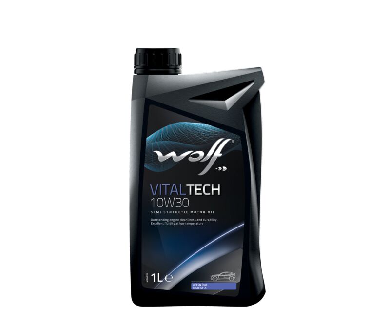 Масло моторное WOLF VITALTECH 10W30 1L ПОЛУСИНТЕТИКА - Фото №1