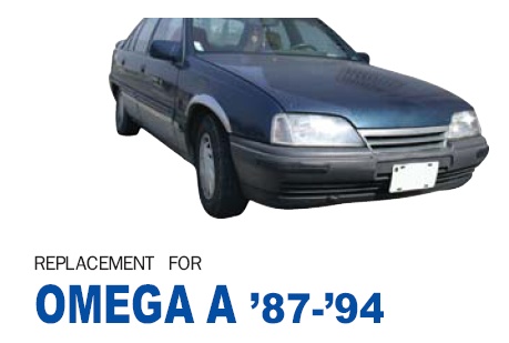 Указатель поворота левый белый для Opel Omega A 1986-1994 - Фото №1