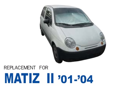 Указатель поворота в бампер левый желтый для Daewoo Matiz (M100/M150) 1998-2015 - Фото №1