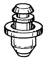 Крепеж (клоп) для VW Lupo 1998-2005 - Фото №1