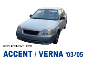 Фара левая для Hyundai Accent II (+ТАГАЗ) 2000-2012 - Фото №1