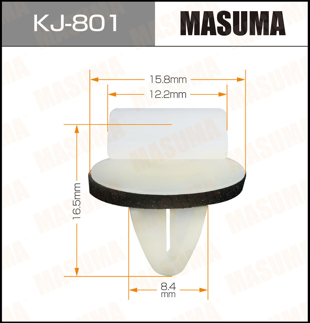 Крепеж (клоп) для Mitsubishi L200 (K6,K7) 1996-2006 - Фото №1