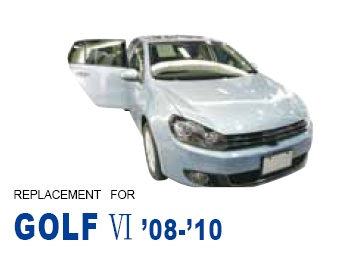 Фара левая для VW Golf VI 2009-2013 - Фото №1