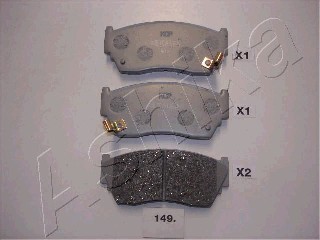 Колодки тормозные передние к-кт для Nissan Sunny Y10 1990-2000 - Фото №1