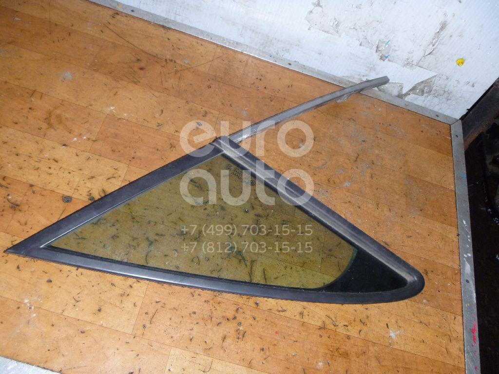 Стекло двери передней левой (форточка) для Peugeot 407 2004-2010 - Фото №1