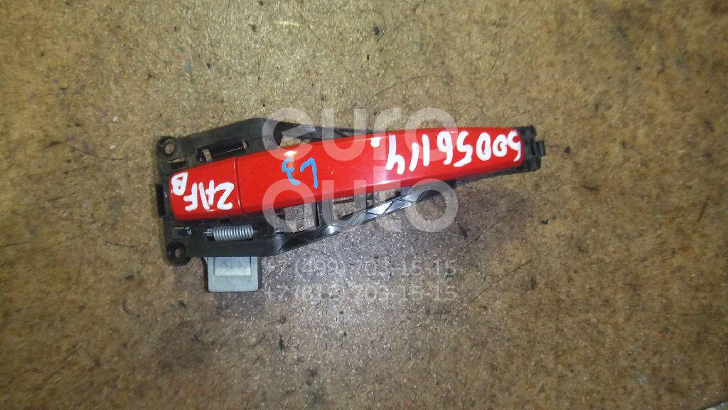 Ручка двери наружная для Opel Zafira B 2005-2012;Astra H / Family 2004-2015;Tigra TwinTop 2004-2009 - Фото №1