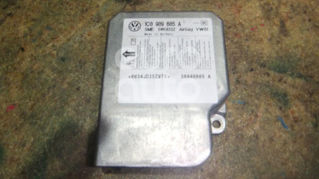 Блок управления AIR BAG для VW,Seat Transporter T5 2003-2015;Leon (1M1) 1999-2006;Toledo II 1999-2006;Golf IV/Bora 1997-2005;New Beetle 1998-2010;Lupo 1998-2005 - Фото №1