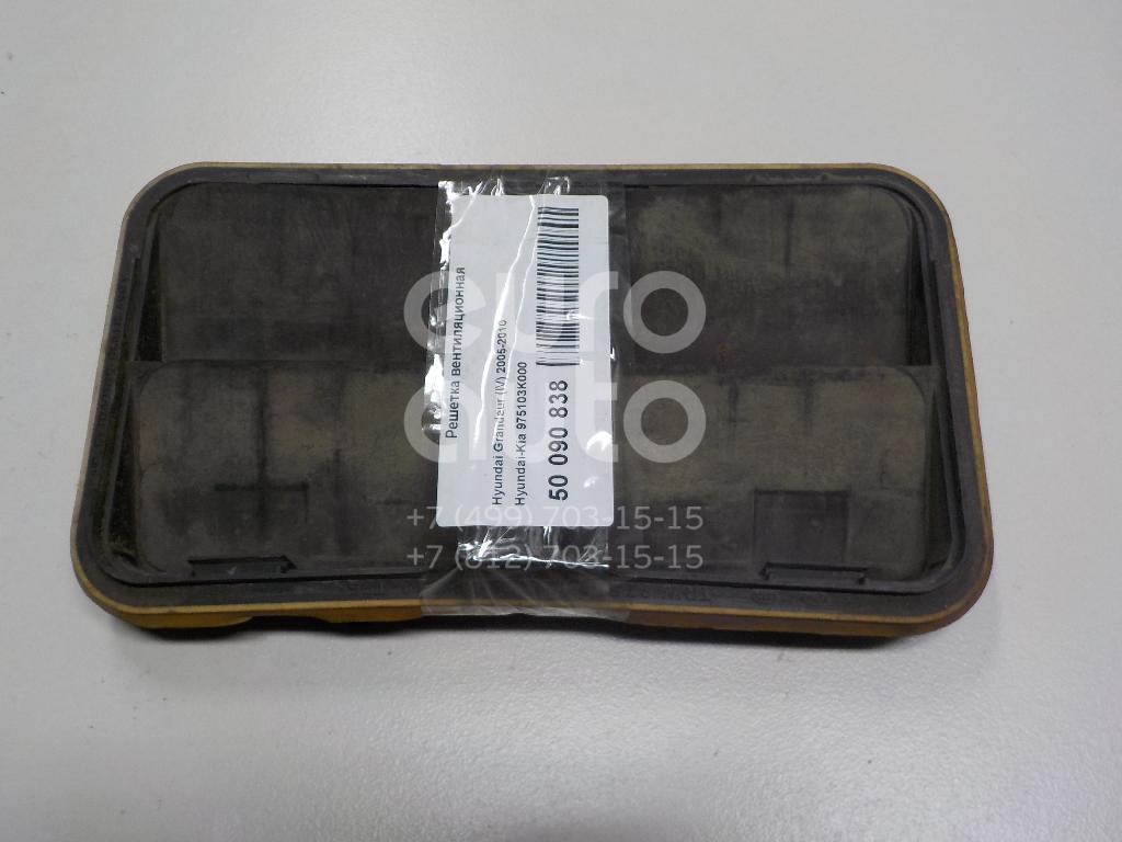 Решетка вентиляционная для Hyundai,Kia Grandeur (IV) 2005-2010;Sonata V (NF) 2005-2010;Santa Fe (SM)/ Santa Fe Classic 2000-2012;Santa Fe (CM) 2006-2012;Magentis 2005-2010;Sorento 2009>;Cerato 2009-2013;ix55 2007-2013;Santa Fe (DM) 2012> - Фото №1