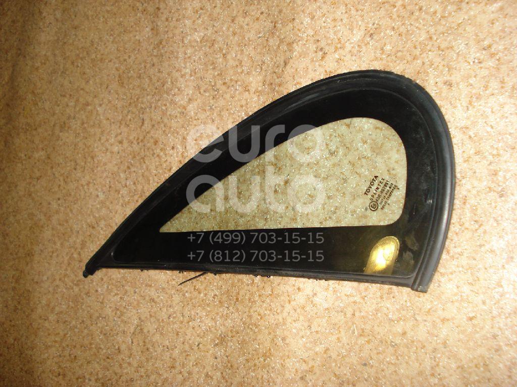Стекло кузовное глухое левое для Toyota Corolla E11 1997-2001 - Фото №1