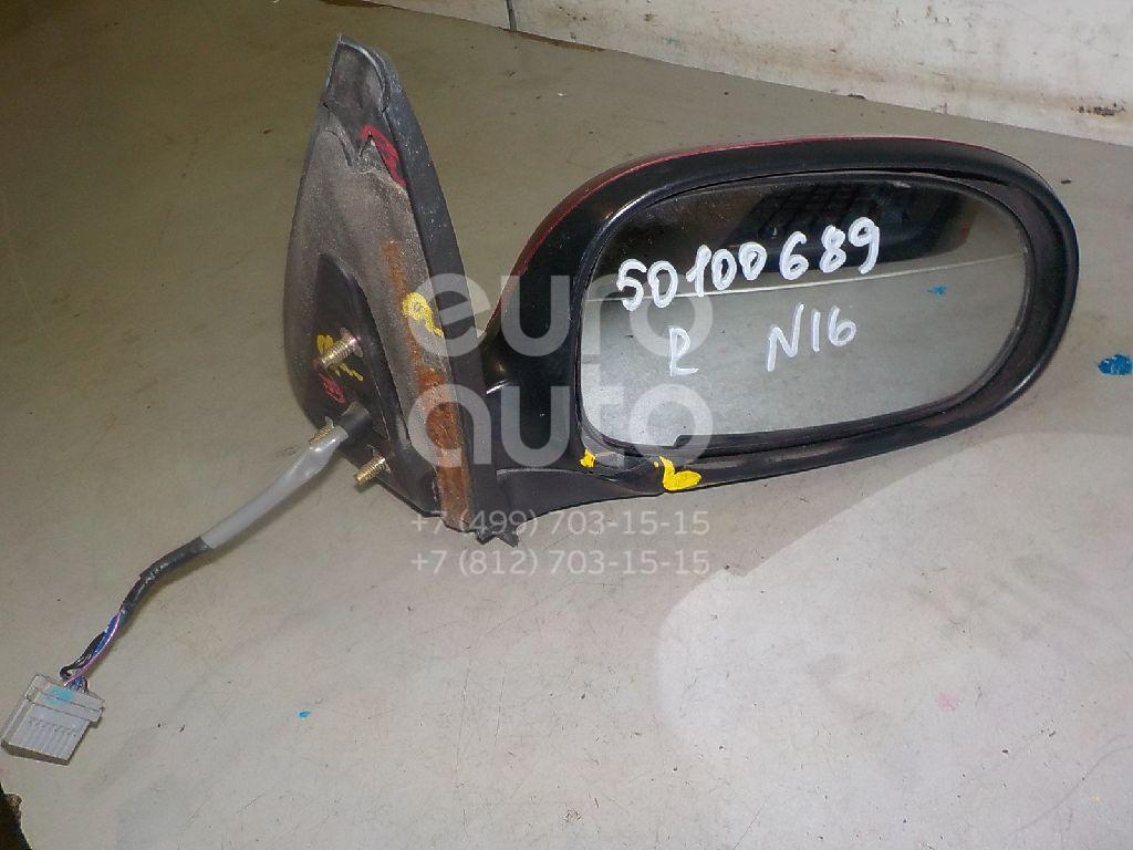 Зеркало правое электрическое для Nissan Almera N16 2000-2006 - Фото №1