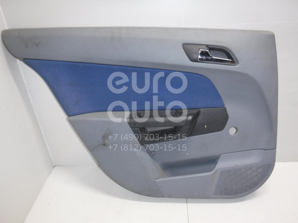 Обшивка двери задней левой для Opel Astra H / Family 2004-2015 - Фото №1