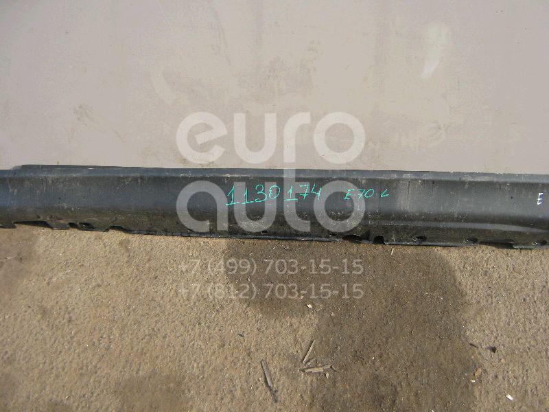 Накладка на порог (наружная) для BMW X5 E70 2007-2013 - Фото №1