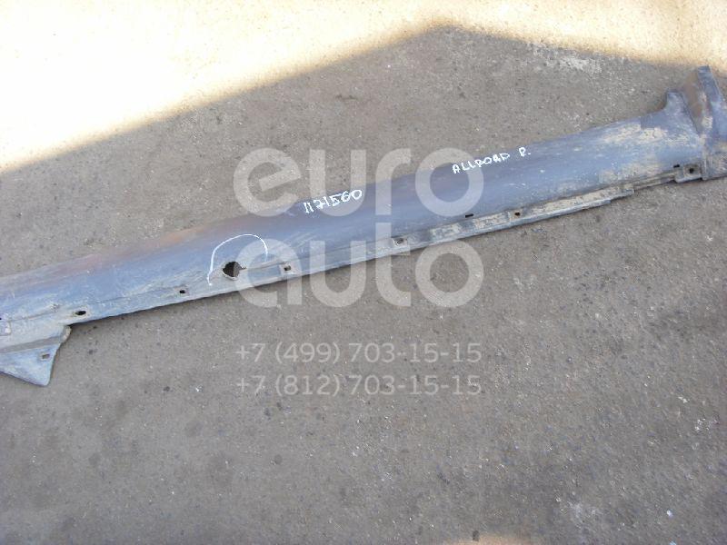 Накладка на порог (наружная) для Audi Allroad quattro 2000-2005 - Фото №1