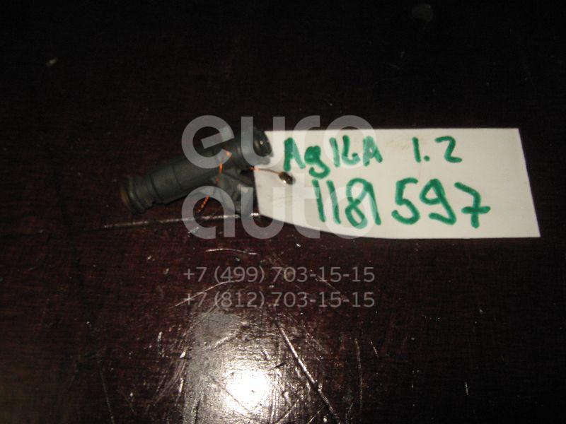 Форсунка инжекторная электрическая для Opel Agila A 2000-2008;Astra G 1998-2005;Zafira A (F75) 1999-2005;Corsa C 2000-2006 - Фото №1