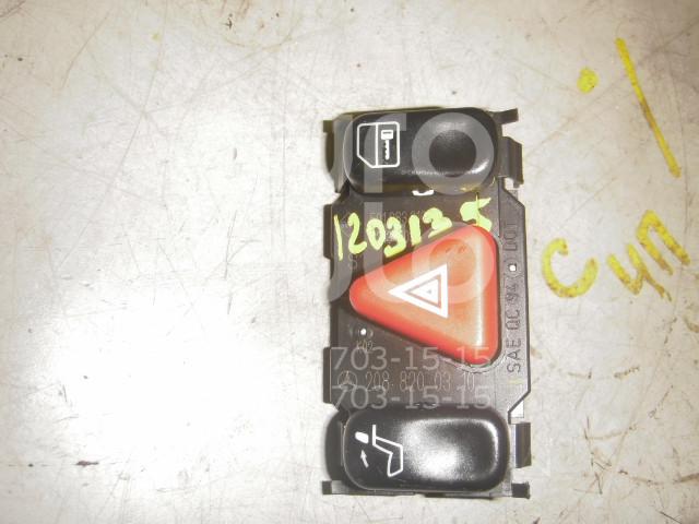 Кнопка аварийной сигнализации для Mercedes Benz W210 E-Klasse 2000-2002;W202 1993-2000;W210 E-Klasse 1995-2000;C208 CLK coupe 1997-2002 - Фото №1