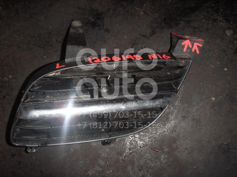 Решетка радиатора левая для Nissan Almera N16 2000-2006 - Фото №1