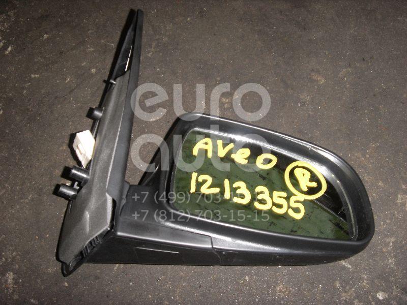 Зеркало правое электрическое для Chevrolet Aveo (T200) 2003-2008 - Фото №1