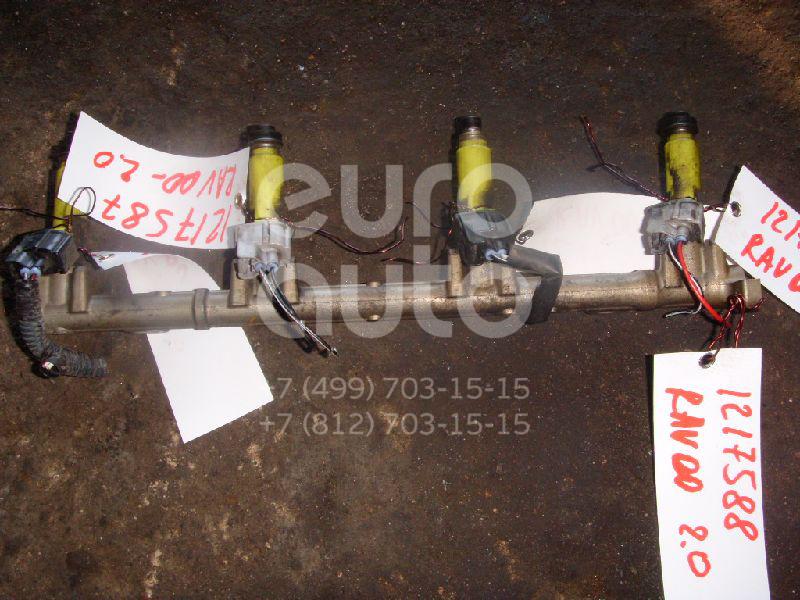 Рейка топливная (рампа) для Toyota RAV 4 2000-2005;Avensis II 2003-2008;Avensis I 1997-2003;Corolla E11 1997-2001;Corolla E12 2001-2006;Auris (E15) 2006-2012;CorollaVerso 2004-2009 - Фото №1