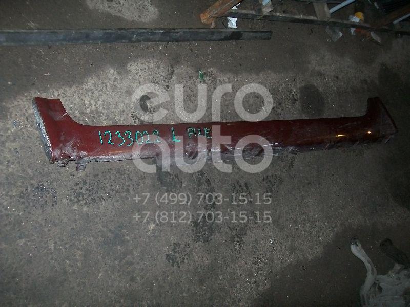 Накладка на порог (наружная) для Nissan Primera P12E 2002-2007 - Фото №1