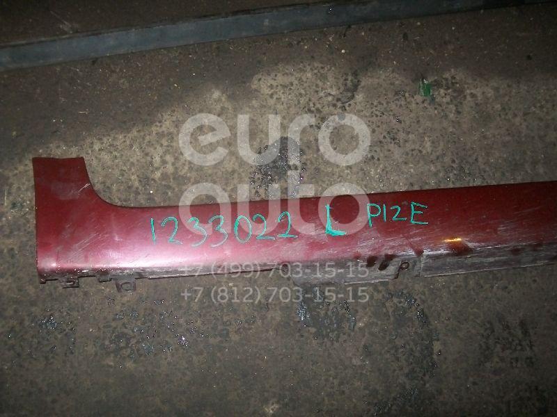 Накладка на порог (наружная) для Nissan Primera P12E 2002-2007 - Фото №1
