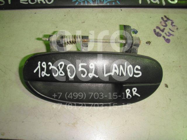 Ручка двери задней наружная левая для Daewoo Lanos 1997-2009 - Фото №1