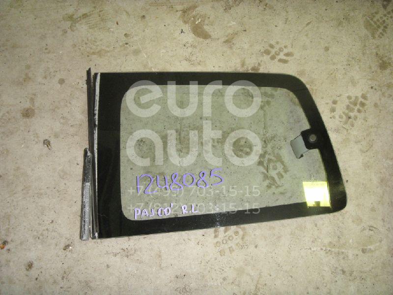 Стекло кузовное открывающееся (форточка) левое для Mitsubishi Pajero/Montero III (V6, V7) 2000-2006 - Фото №1