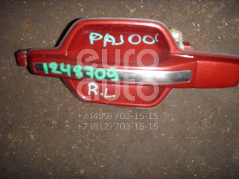 Ручка двери задней наружная левая для Mitsubishi Pajero/Montero III (V6, V7) 2000-2006 - Фото №1