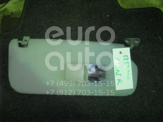 Козырек солнцезащитный (внутри) для Toyota Avensis I 1997-2003 - Фото №1