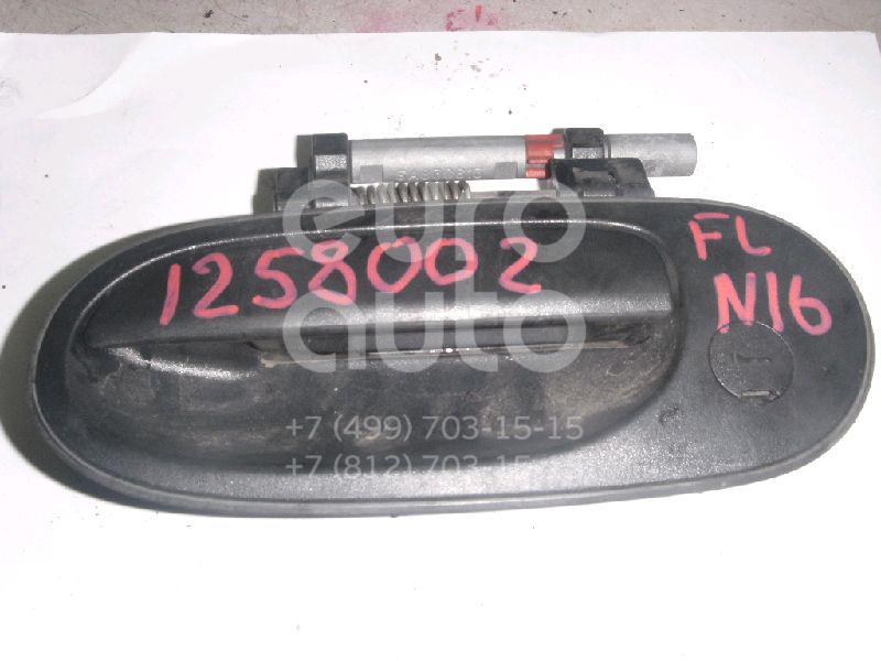 Ручка двери передней наружная левая для Nissan Almera N16 2000-2006 - Фото №1