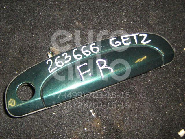 Ручка двери передней наружная правая для Hyundai Getz 2002-2010 - Фото №1