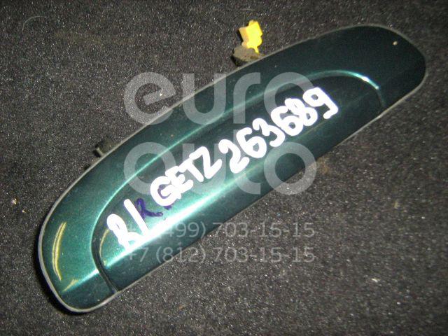 Ручка двери задней наружная левая для Hyundai Getz 2002-2010 - Фото №1