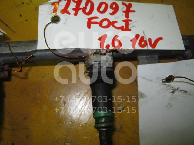 Форсунка инжекторная электрическая для Ford Focus I 1998-2005;Focus II 2005-2008;Fiesta 1995-2001;Puma 1997-2002;Fusion 2002-2012;C-MAX 2003-2010;Fiesta 2001-2008;Mondeo IV 2007-2015;Focus II 2008-2011;Fiesta 2008>;B-MAX 2012> - Фото №1