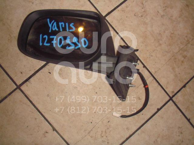 Зеркало левое электрическое для Toyota Yaris 2005-2011 - Фото №1