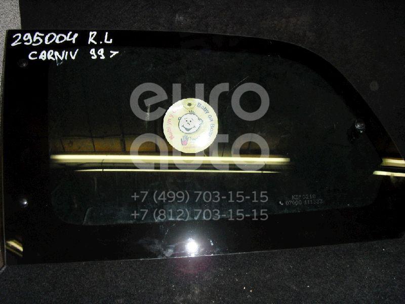 Стекло кузовное открывающееся (форточка) левое для Kia Carnival 1999-2005 - Фото №1