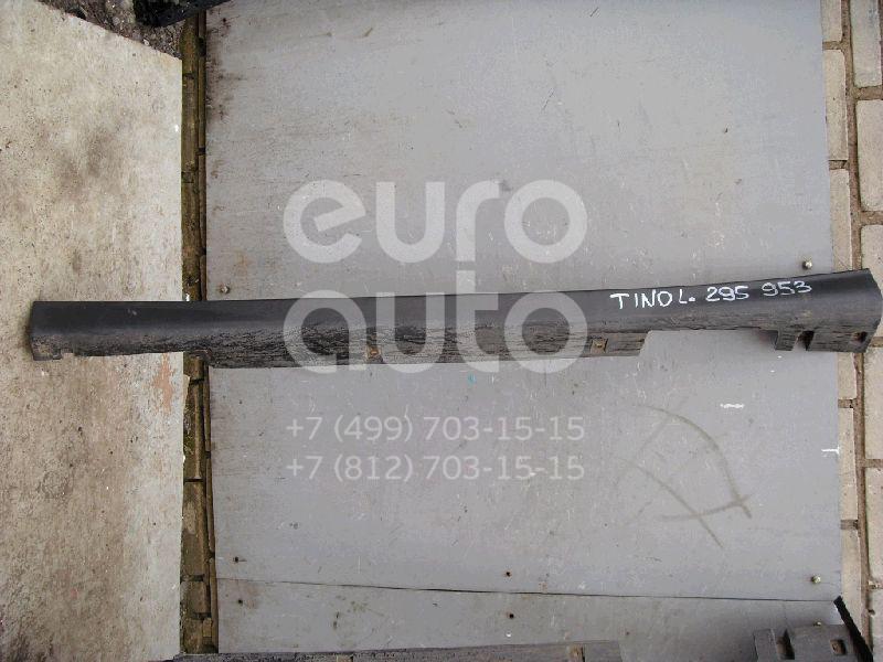 Накладка на порог (наружная) для Nissan Almera Tino 2000-2006 - Фото №1
