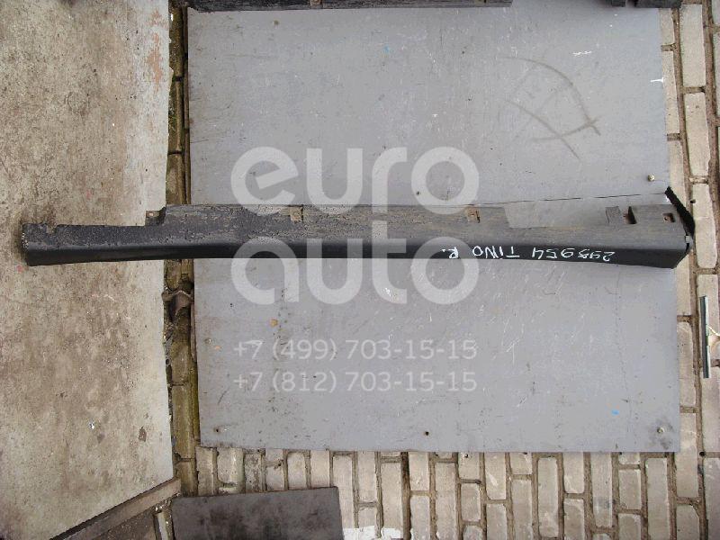 Накладка на порог (наружная) для Nissan Almera Tino 2000-2006 - Фото №1