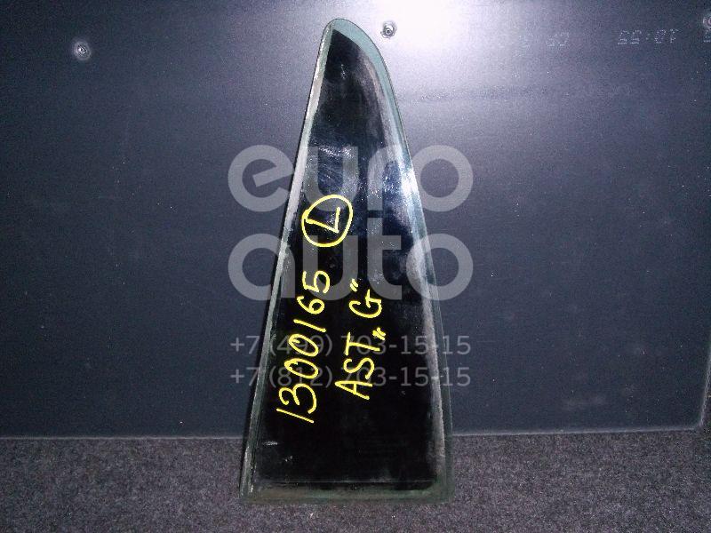 Стекло двери задней левой (форточка) для Opel Astra G 1998-2005 - Фото №1