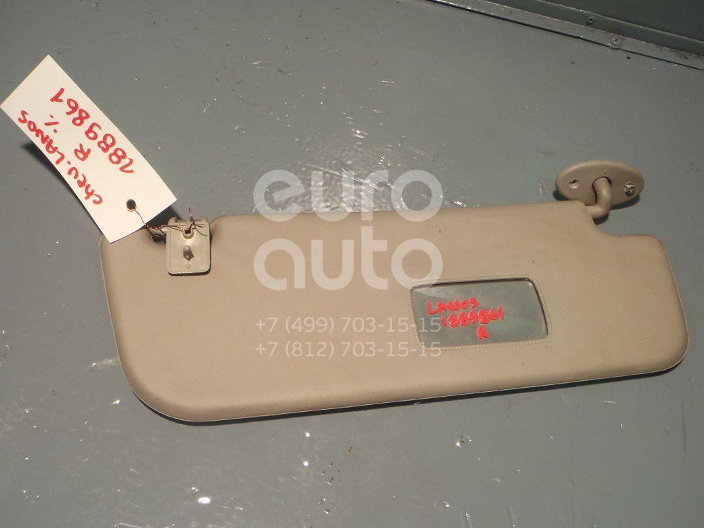 Козырек солнцезащитный (внутри) для Chevrolet Lanos 2004-2010 - Фото №1