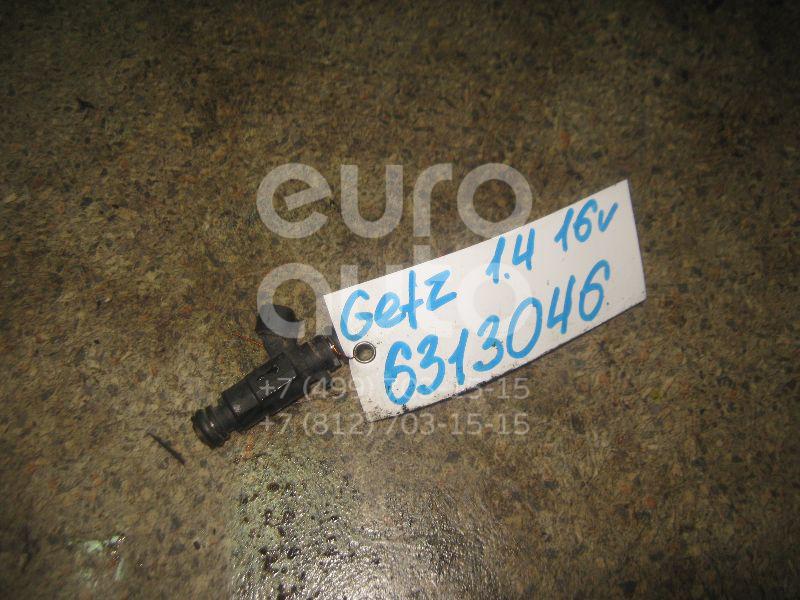 Форсунка инжекторная электрическая для Hyundai,Kia Getz 2002-2010;Coupe (RD) 1996-2002;Elantra 2000-2005;Matrix 2001-2010;Coupe (GK) 2002-2009;Cerato 2004-2008;Accent II (+ТАГАЗ) 2000-2012 - Фото №1
