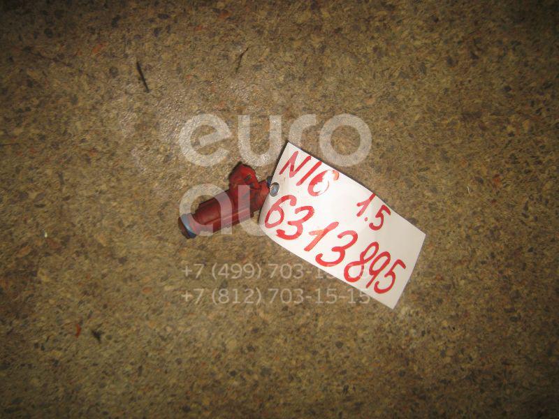 Форсунка инжекторная электрическая для Nissan Almera N16 2000-2006;Primera WP11E 1998-2001;Primera P11E 1996-2002;Almera Tino 2000-2006;Primera P12E 2002-2007 - Фото №1