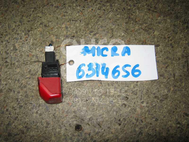 Кнопка аварийной сигнализации для Nissan Micra (K12E) 2002-2010 - Фото №1