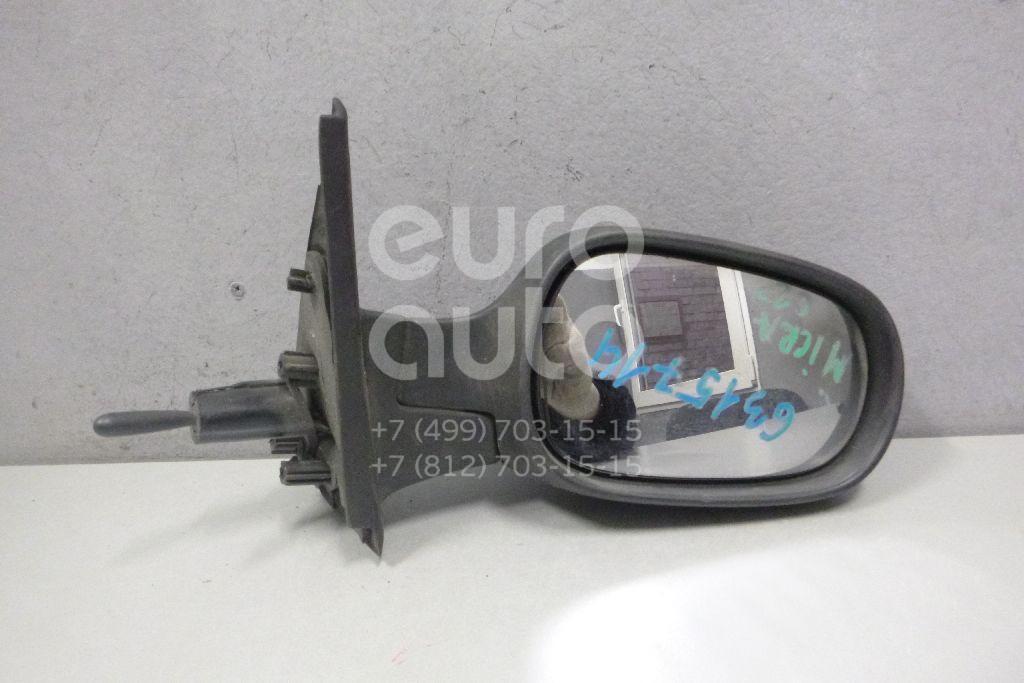 Зеркало правое механическое для Nissan Micra (K12E) 2002-2010 - Фото №1
