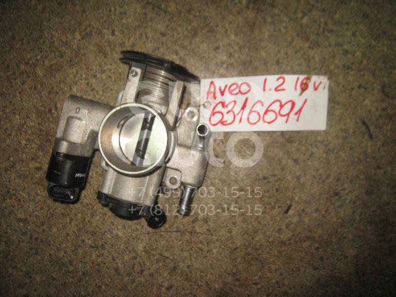 Заслонка дроссельная механическая для Chevrolet Aveo (T200) 2003-2008 - Фото №1