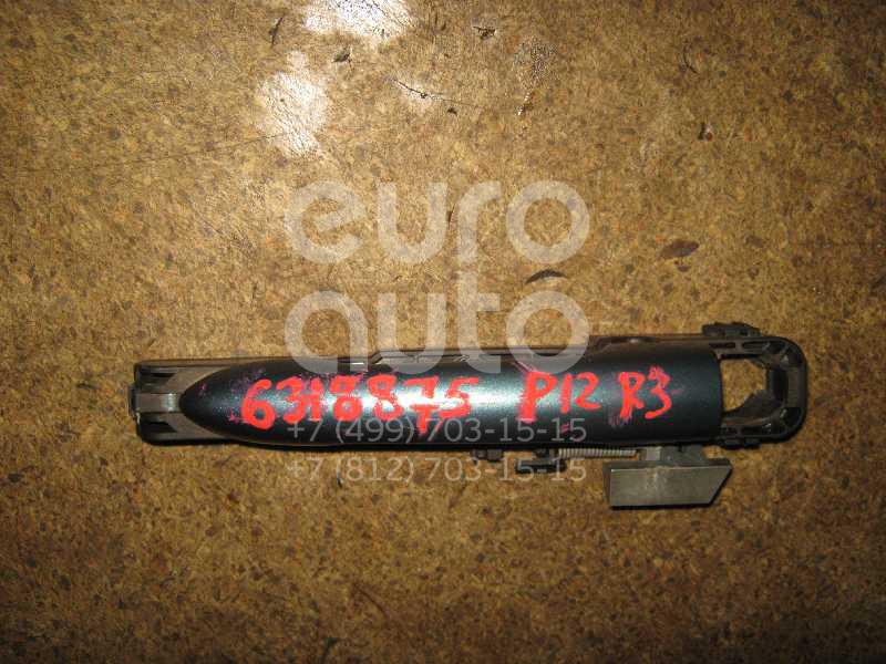 Ручка двери наружная для Nissan Primera P12E 2002-2007 - Фото №1