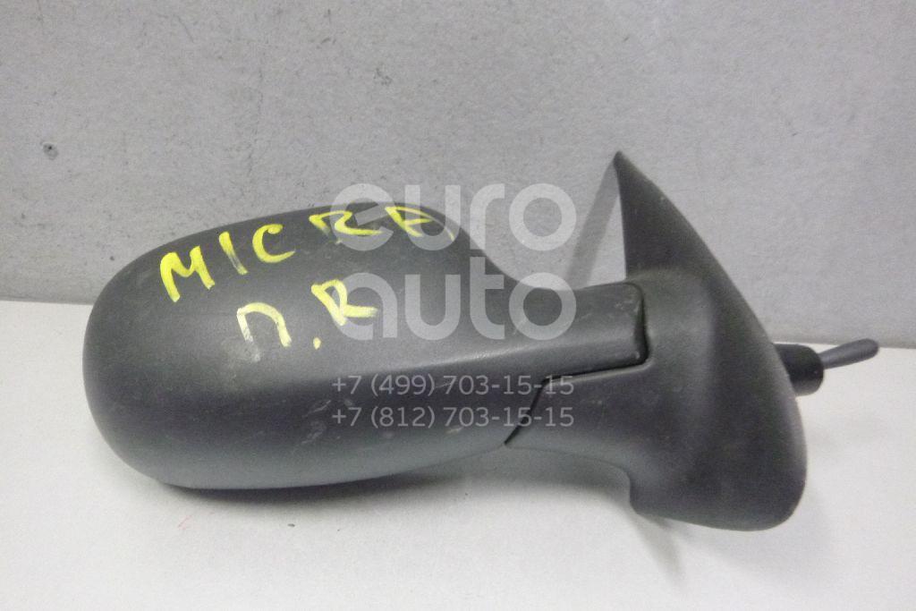 Зеркало правое механическое для Nissan Micra (K12E) 2002-2010 - Фото №1