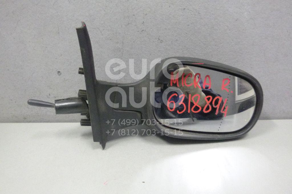 Зеркало правое механическое для Nissan Micra (K12E) 2002-2010 - Фото №1
